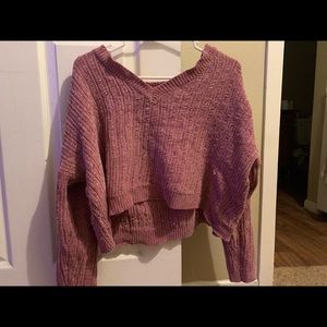 Forever 21 crop top sweater